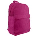 Pink Leather Leather Texture Skin Texture Classic Backpack View2