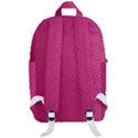 Pink Leather Leather Texture Skin Texture Classic Backpack View3