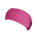 Pink Leather Leather Texture Skin Texture Yoga Headband View1