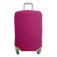 Pink Leather Leather Texture Skin Texture Luggage Cover (small) by artworkshop