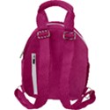 Pink Leather Leather Texture Skin Texture Travel Backpacks View2