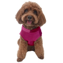 Pink Leather Leather Texture Skin Texture Dog Sweater by artworkshop