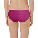 Pink Leather Leather Texture Skin Texture Classic Bikini Bottoms View2