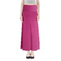 Pink Leather Leather Texture Skin Texture Full Length Maxi Skirt View1