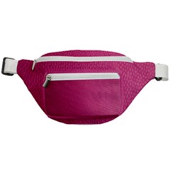 Pink Leather Leather Texture Skin Texture Fanny Pack by artworkshop