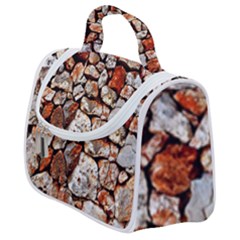 Stone Wall Wall Texture Drywall Stones Rocks Satchel Handbag by artworkshop