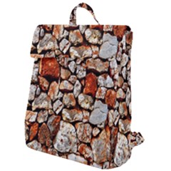 Stone Wall Wall Texture Drywall Stones Rocks Flap Top Backpack by artworkshop