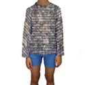 Wall Stone Wall Brick Wall Stoneworks Masonry Kids  Long Sleeve Swimwear View1