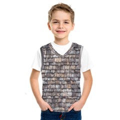 Wall Stone Wall Brick Wall Stoneworks Masonry Kids  Basketball Tank Top by artworkshop