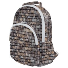 Wall Stone Wall Brick Wall Stoneworks Masonry Rounded Multi Pocket Backpack by artworkshop