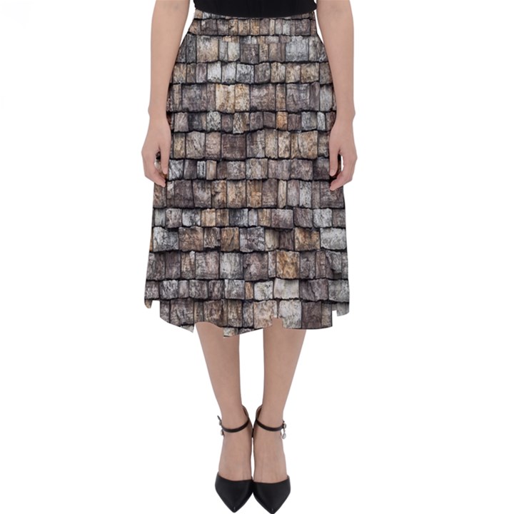 Wall Stone Wall Brick Wall Stoneworks Masonry Classic Midi Skirt