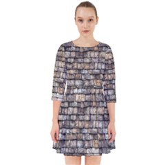 Wall Stone Wall Brick Wall Stoneworks Masonry Smock Dress by artworkshop