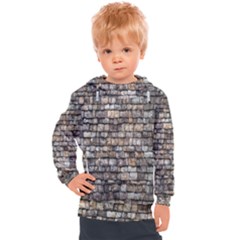 Wall Stone Wall Brick Wall Stoneworks Masonry Kids  Hooded Pullover by artworkshop