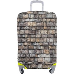 Wall Stone Wall Brick Wall Stoneworks Masonry Luggage Cover (large) by artworkshop