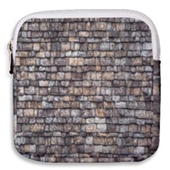 Wall Stone Wall Brick Wall Stoneworks Masonry Mini Square Pouch by artworkshop