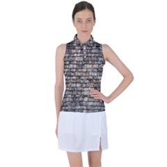 Wall Stone Wall Brick Wall Stoneworks Masonry Women s Sleeveless Polo Tee by artworkshop