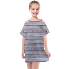 Wood Wooden Wall Wooden Boards Wall Boards Wall Kids  One Piece Chiffon Dress by artworkshop