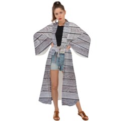 Wood Wooden Wall Wooden Boards Wall Boards Wall Maxi Kimono by artworkshop