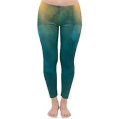 Background Green Classic Winter Leggings by nate14shop