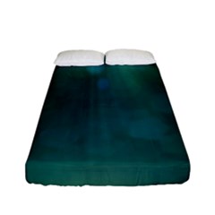 Background Green Fitted Sheet (full/ Double Size) by nate14shop