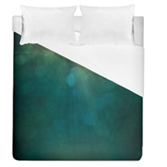 Background Green Duvet Cover (queen Size) by nate14shop