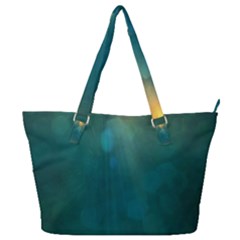 Background Green Full Print Shoulder Bag