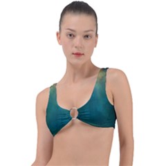 Background Green Ring Detail Bikini Top by nate14shop