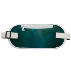 Background Green Rounded Waist Pouch by nate14shop