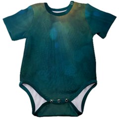 Background Green Baby Short Sleeve Onesie Bodysuit