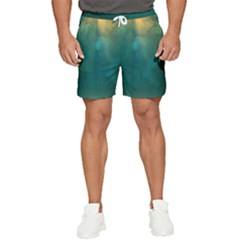 Background Green Men s Runner Shorts