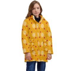 Circles-color-shape-surface-preview Kid s Hooded Longline Puffer Jacket by nate14shop