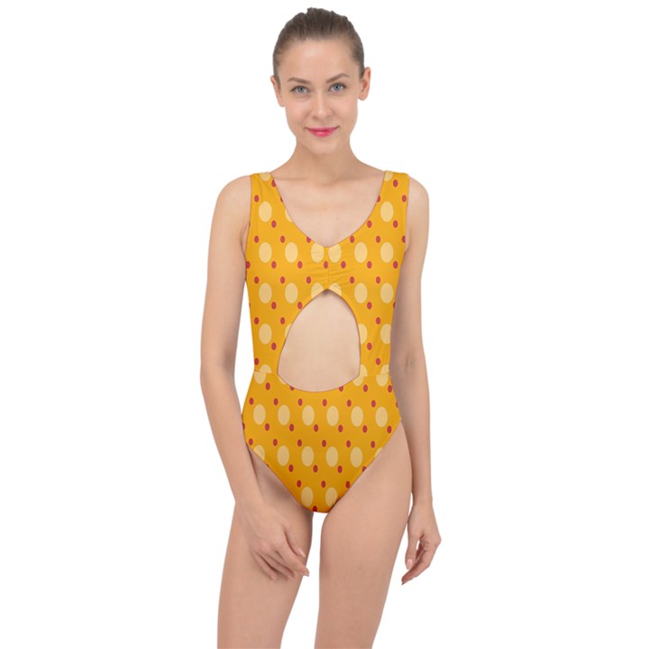 Circles-color-shape-surface-preview Center Cut Out Swimsuit