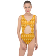 Circles-color-shape-surface-preview Center Cut Out Swimsuit by nate14shop