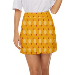 Circles-color-shape-surface-preview Mini Front Wrap Skirt