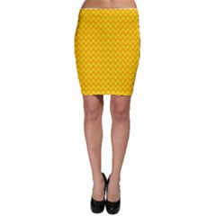 Polkadot Gold Bodycon Skirt by nate14shop