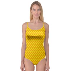 Polkadot Gold Camisole Leotard  by nate14shop