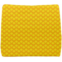 Polkadot Gold Seat Cushion by nate14shop