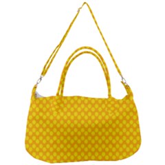 Polkadot Gold Removal Strap Handbag by nate14shop