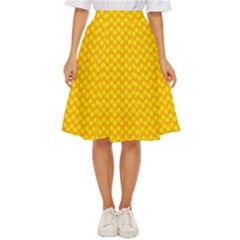 Polkadot Gold Classic Short Skirt by nate14shop