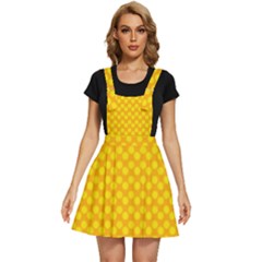 Polkadot Gold Apron Dress