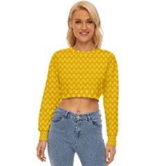 Polkadot Gold Lightweight Long Sleeve Sweatshirt by nate14shop