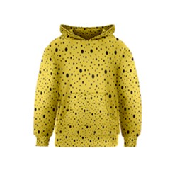 Polkadot Yellow Kids  Pullover Hoodie