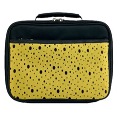 Polkadot Yellow Lunch Bag by nate14shop