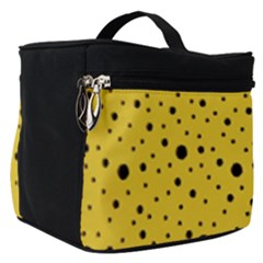 Polkadot Yellow Make Up Travel Bag (Small)