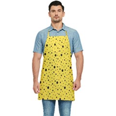 Polkadot Yellow Kitchen Apron