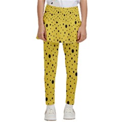 Polkadot Yellow Kids  Skirted Pants