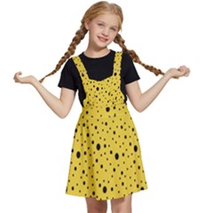 Polkadot Yellow Kids  Apron Dress