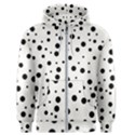 Motif-polkadot-001 Men s Zipper Hoodie View1