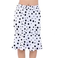 Motif-polkadot-001 Short Mermaid Skirt by nate14shop