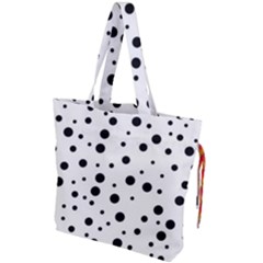 Motif-polkadot-001 Drawstring Tote Bag by nate14shop